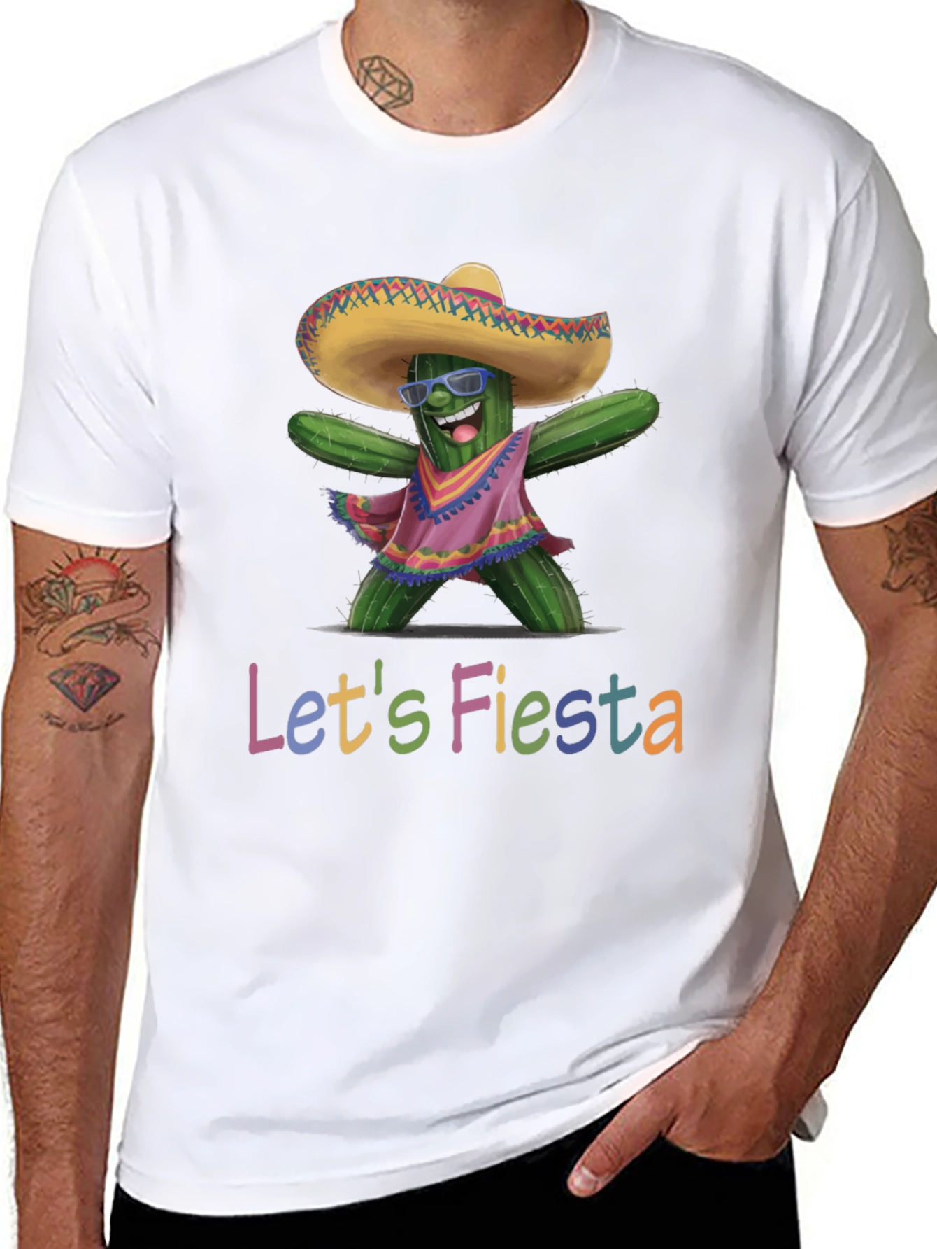 Lets Fiesta Cactus T-Shirt