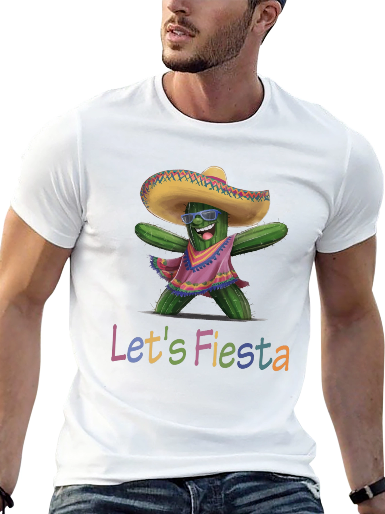 Lets Fiesta Cactus T-Shirt