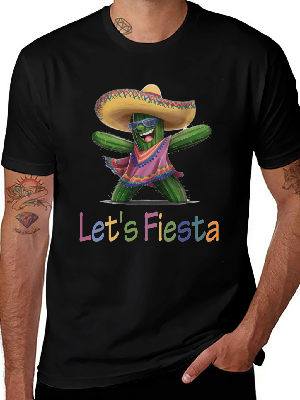 Lets Fiesta Cactus T-Shirt