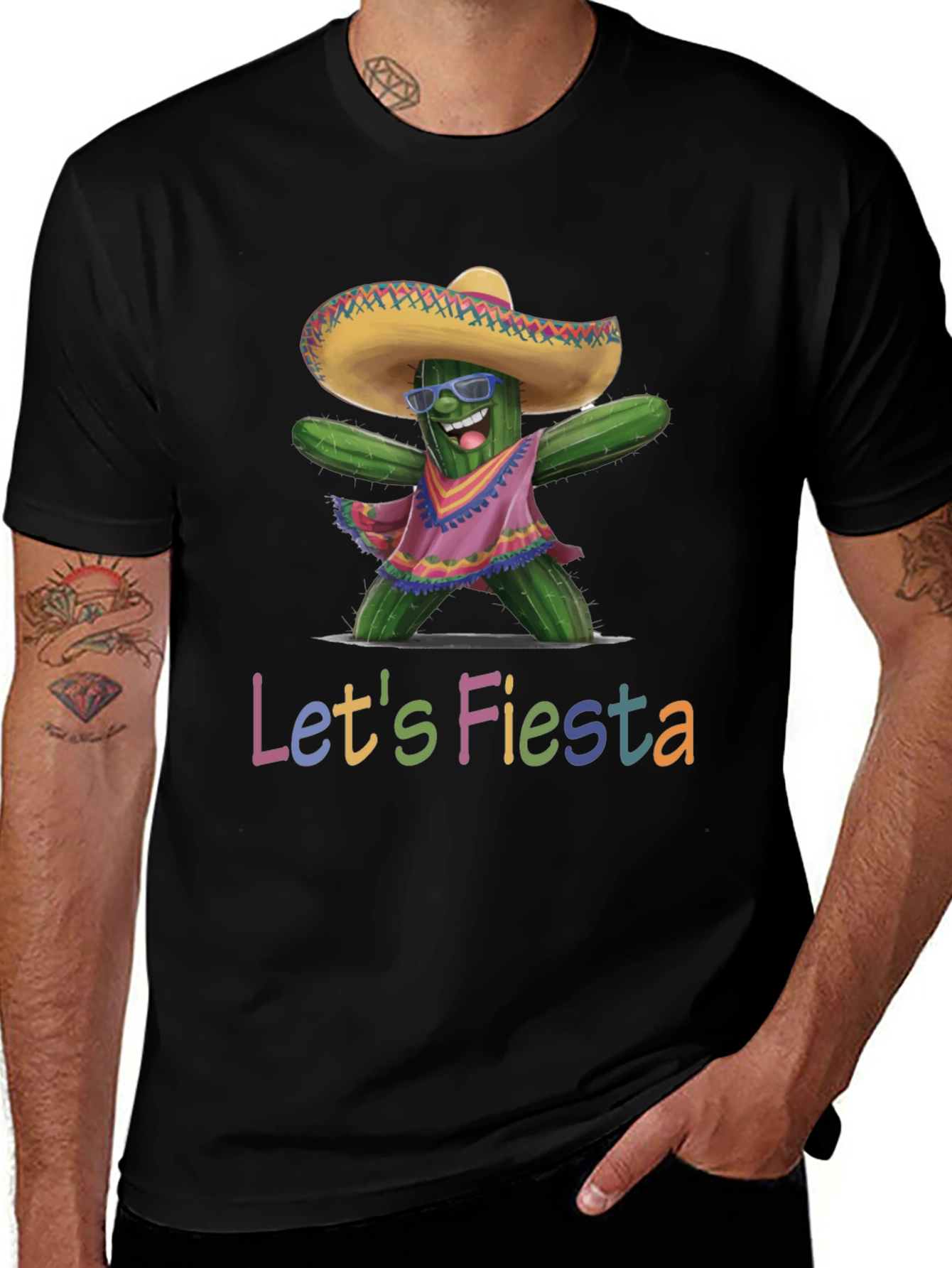 Lets Fiesta Cactus T-Shirt