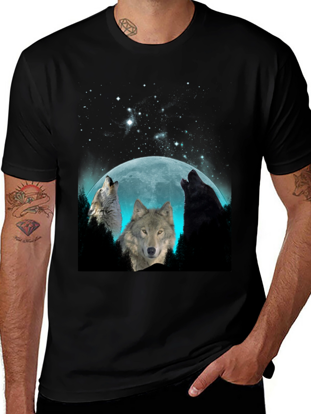 Wolf Pack Moon Graphic Tee
