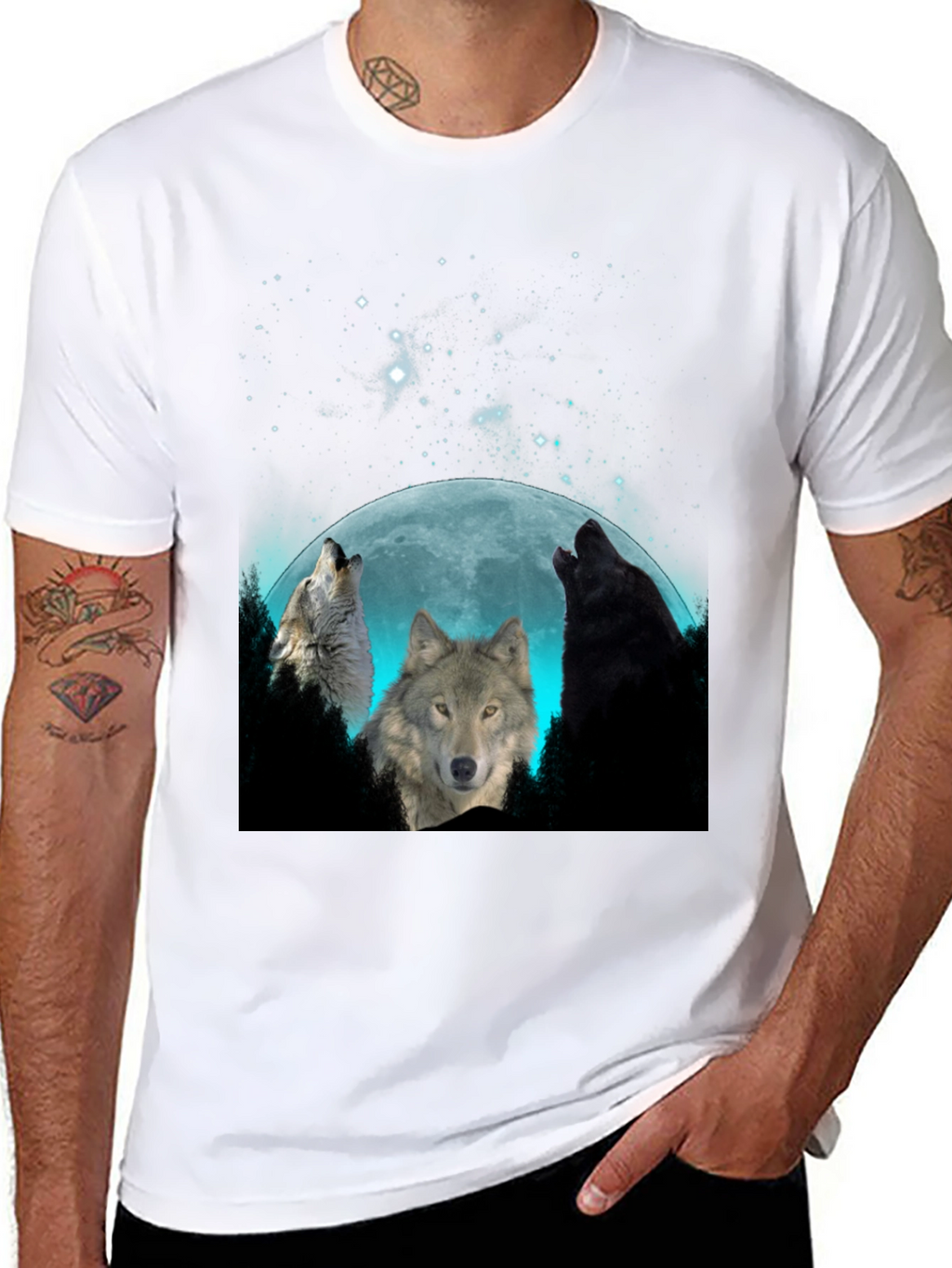 Wolf Pack Moon Graphic Tee