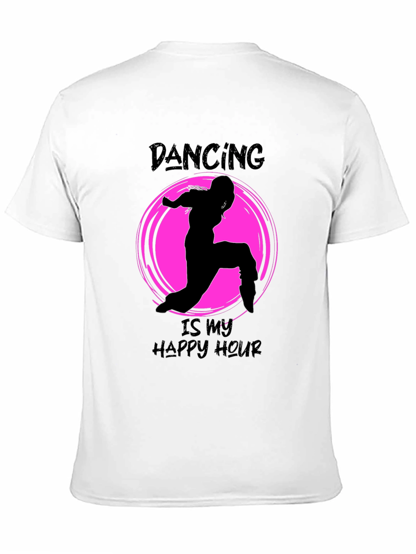 Dancing is my Happy Hour Black T-Shirt