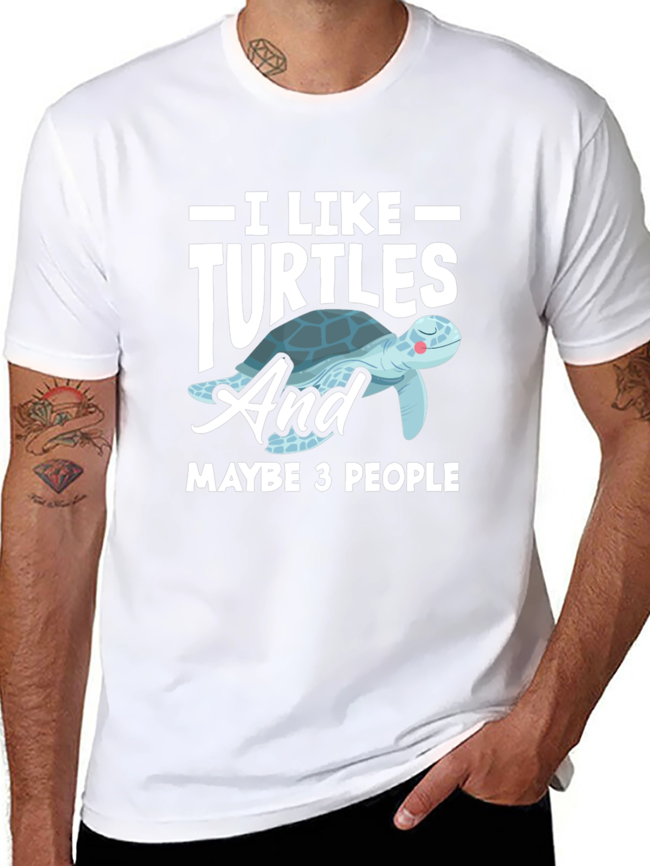 I Like Turtles Graphic T-Shirt