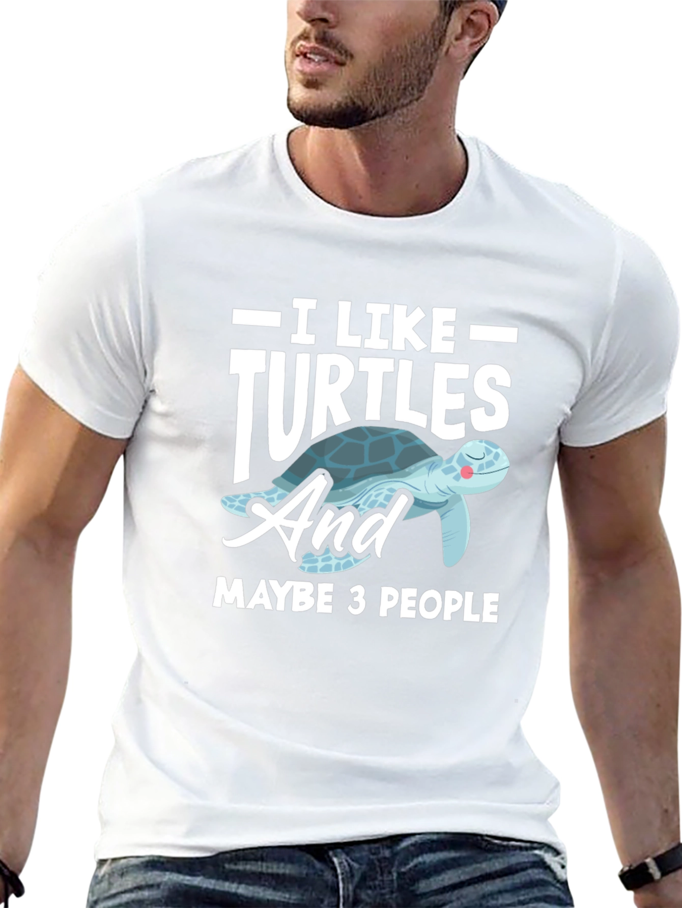 I Like Turtles Graphic T-Shirt