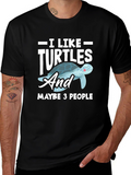 I Like Turtles Graphic T-Shirt
