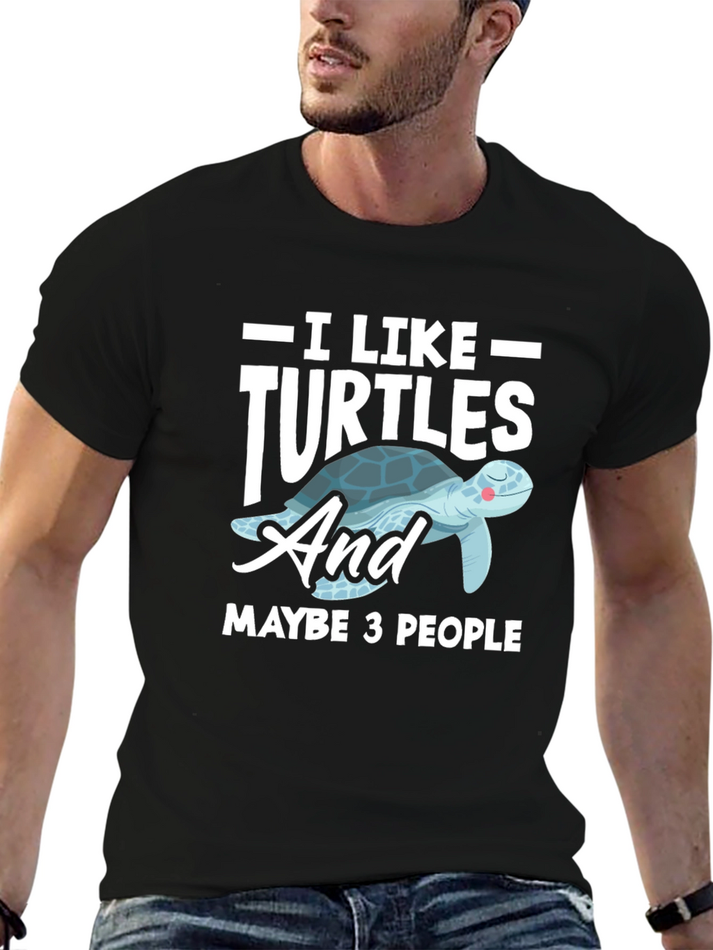 I Like Turtles Graphic T-Shirt