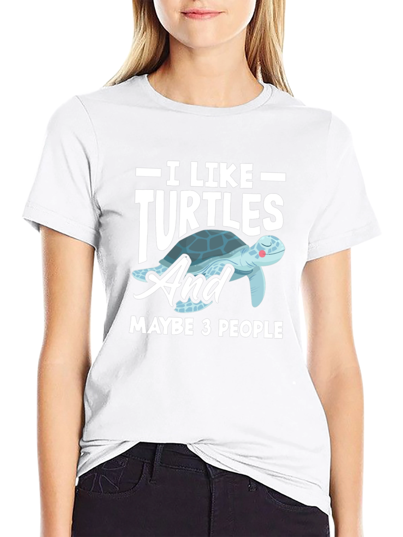 I Like Turtles Graphic T-Shirt