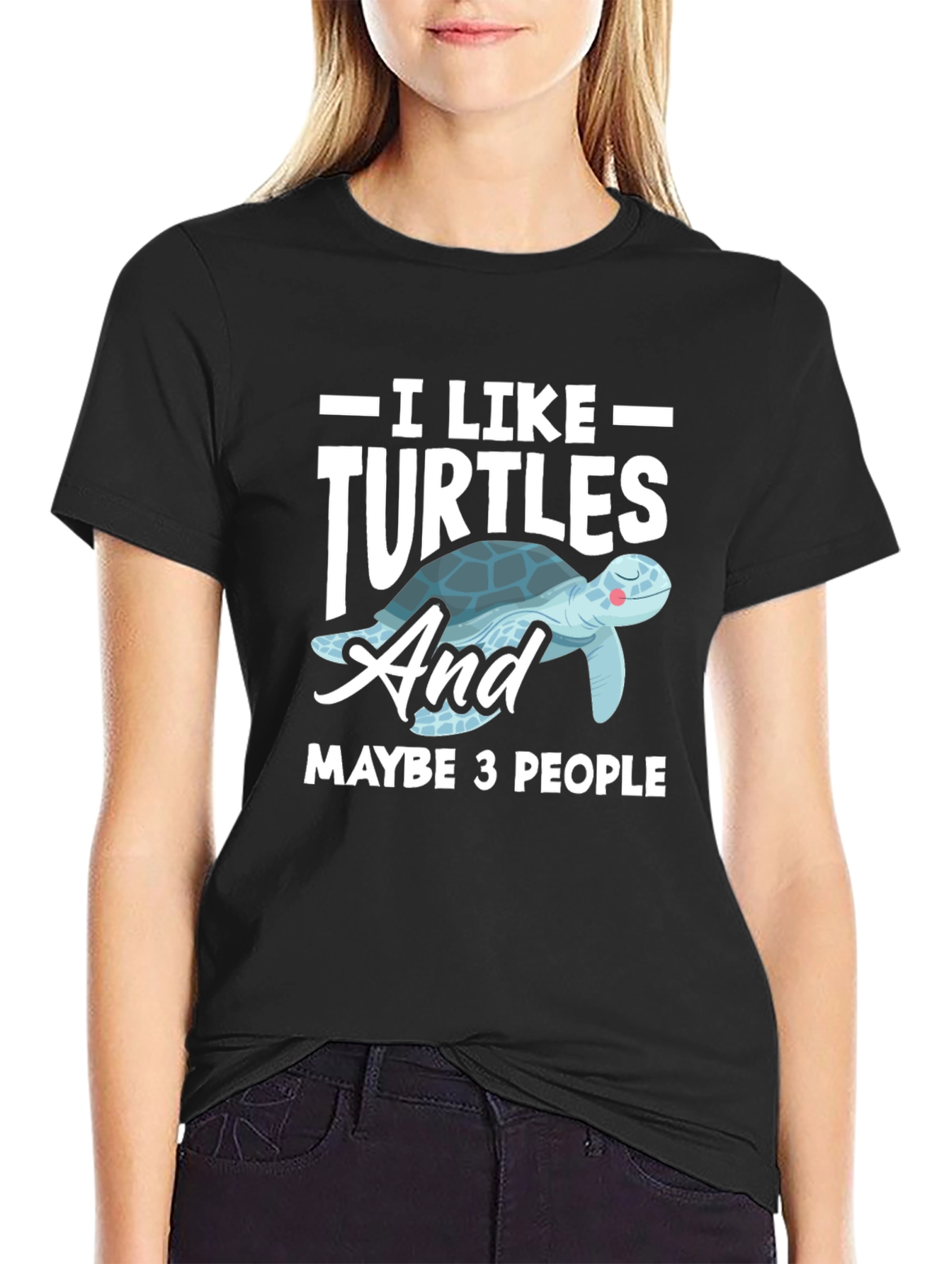 I Like Turtles Graphic T-Shirt
