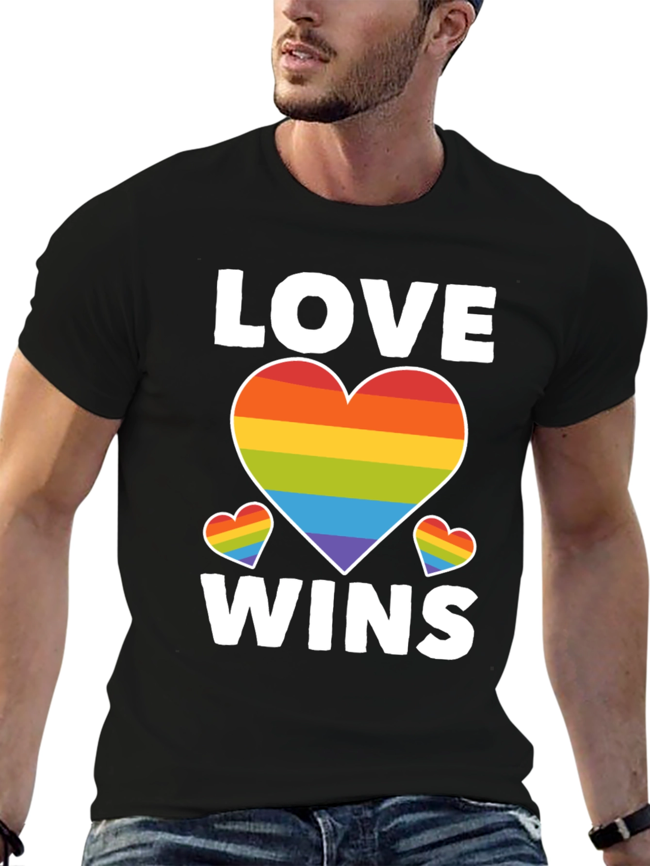 Love Wins Rainbow Heart T-Shirt