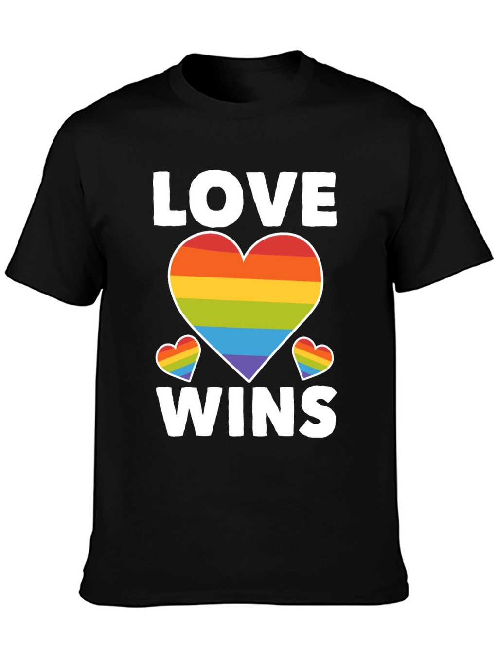 Love Wins Rainbow Heart T-Shirt