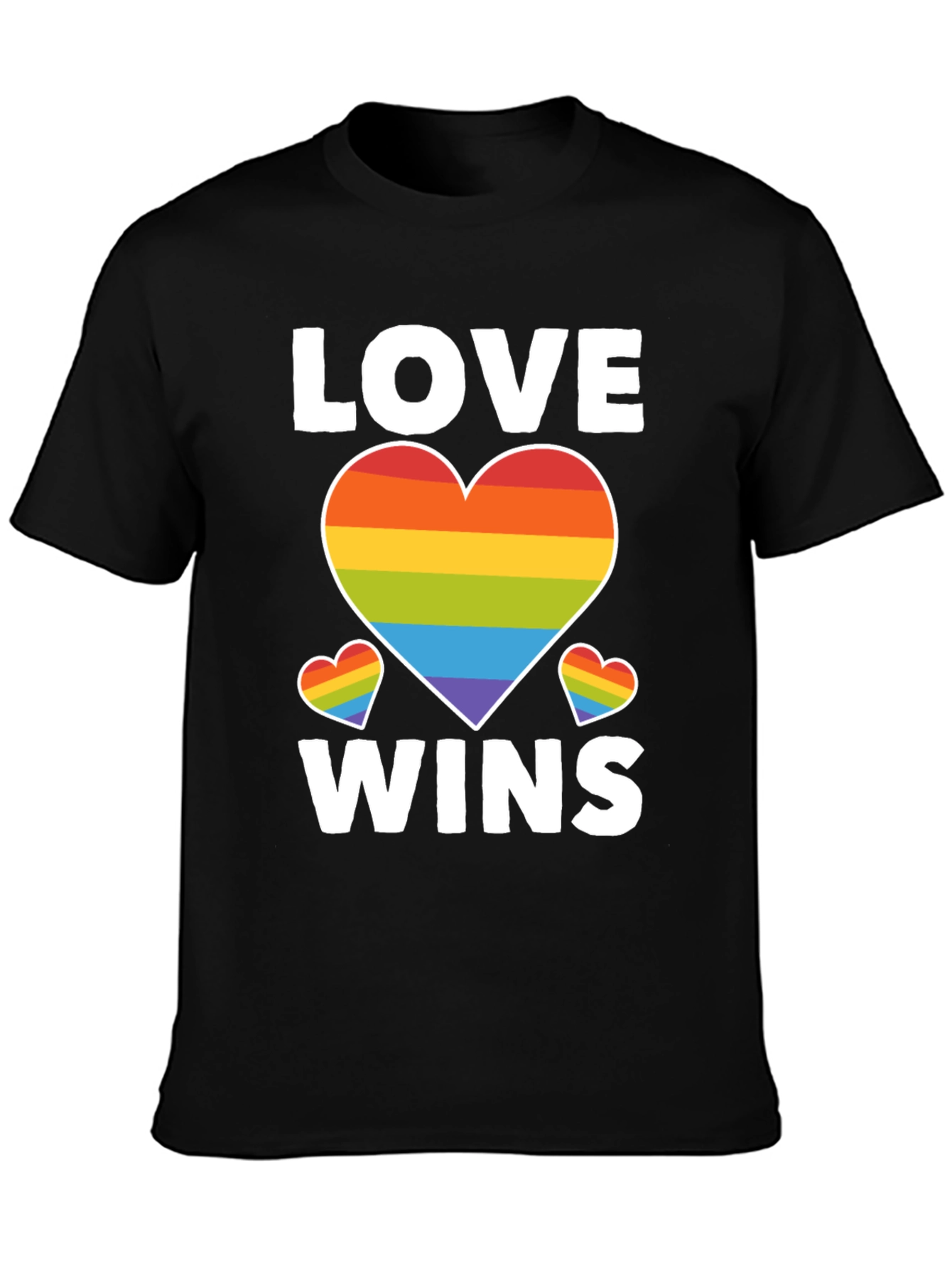 Love Wins Rainbow Heart T-Shirt