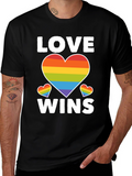 Love Wins Rainbow Heart T-Shirt