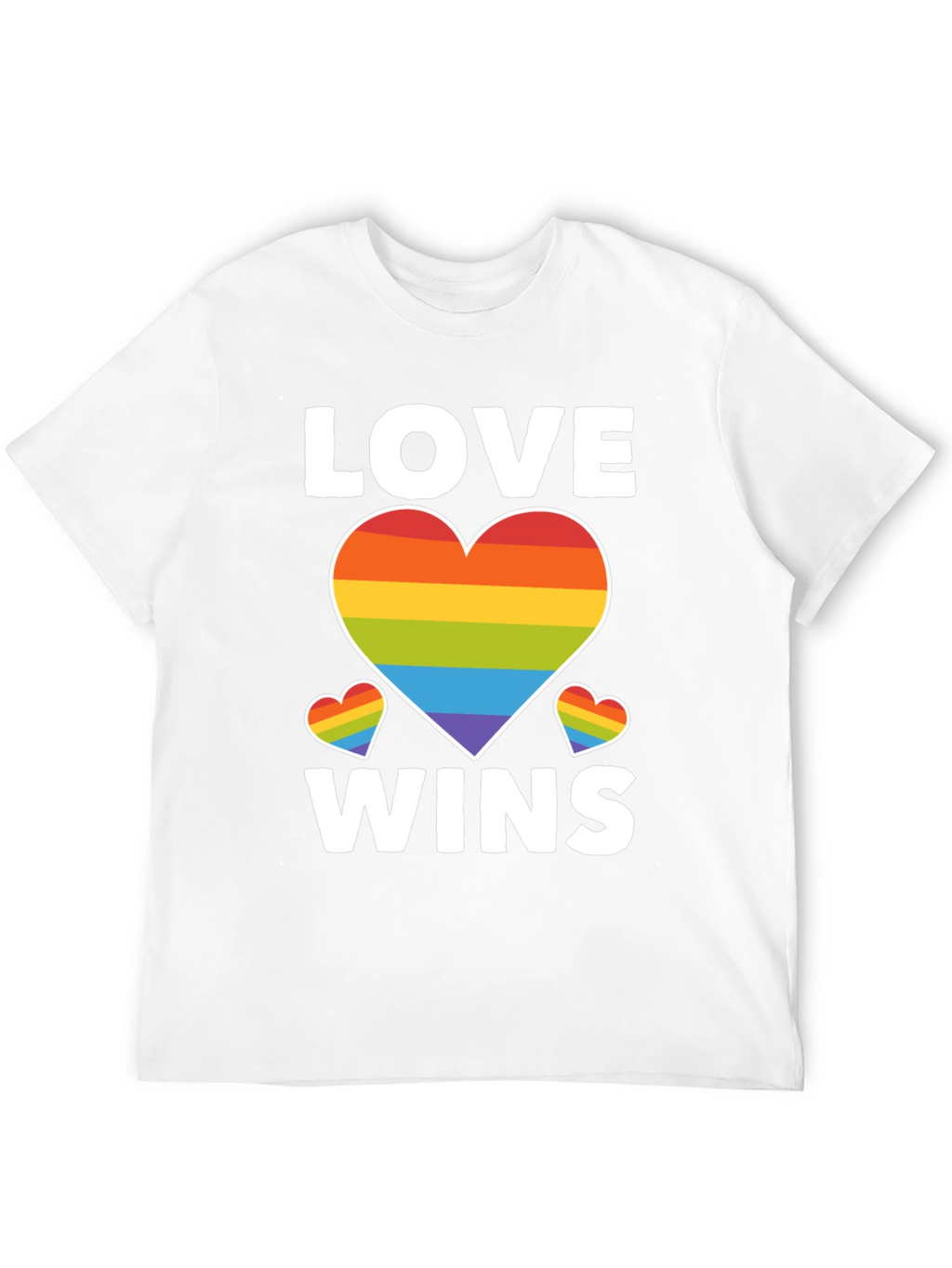 Love Wins Rainbow Heart T-Shirt