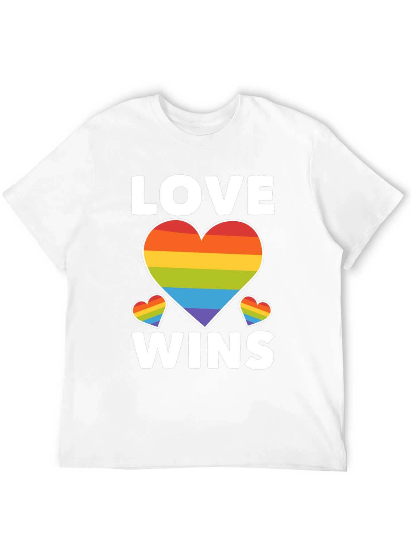 Love Wins Rainbow Heart T-Shirt
