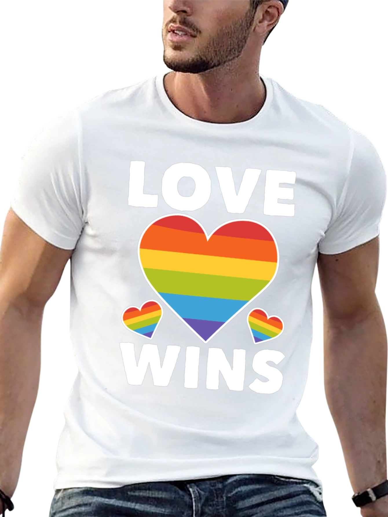 Love Wins Rainbow Heart T-Shirt