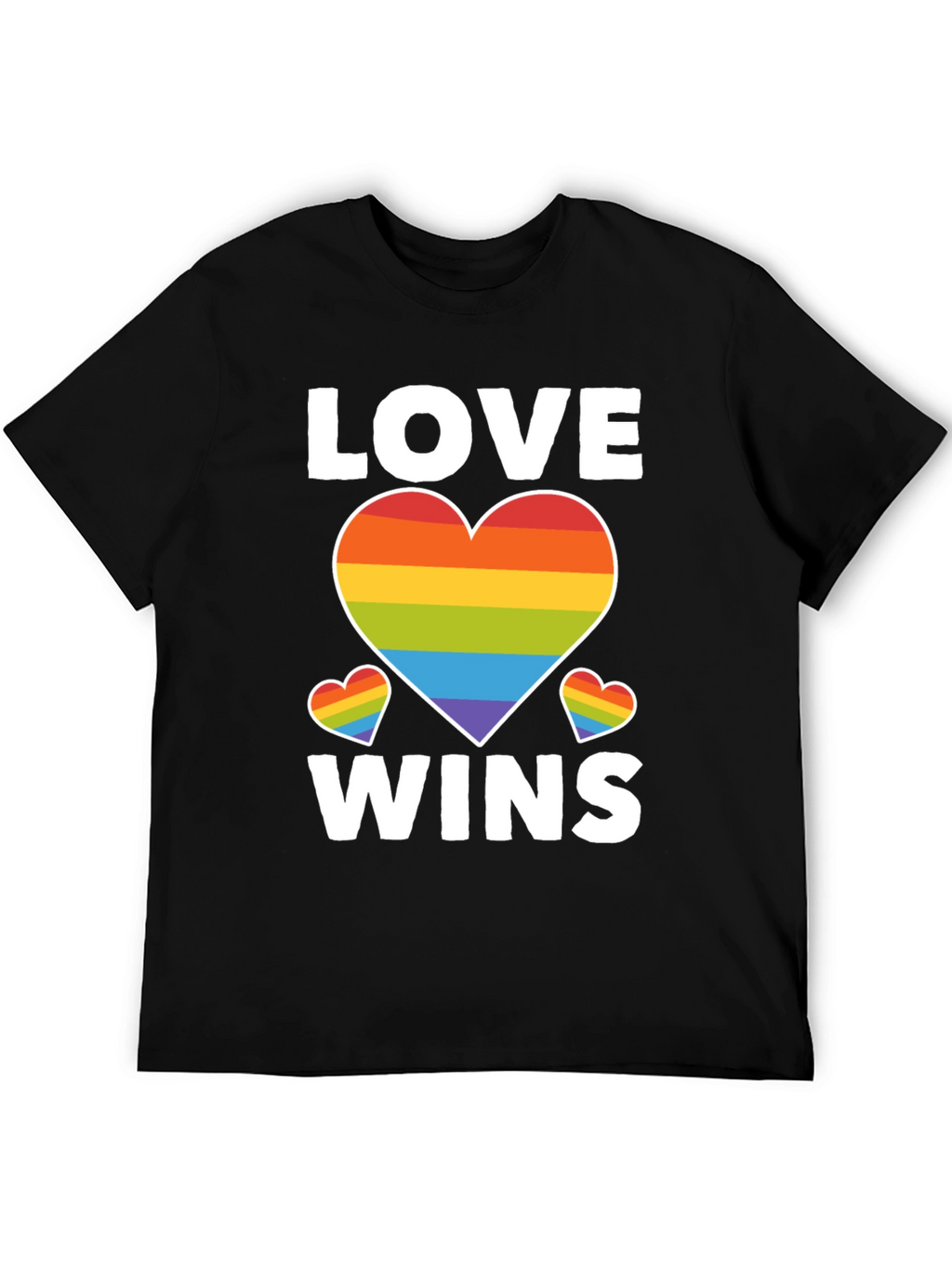 Love Wins Rainbow Heart T-Shirt