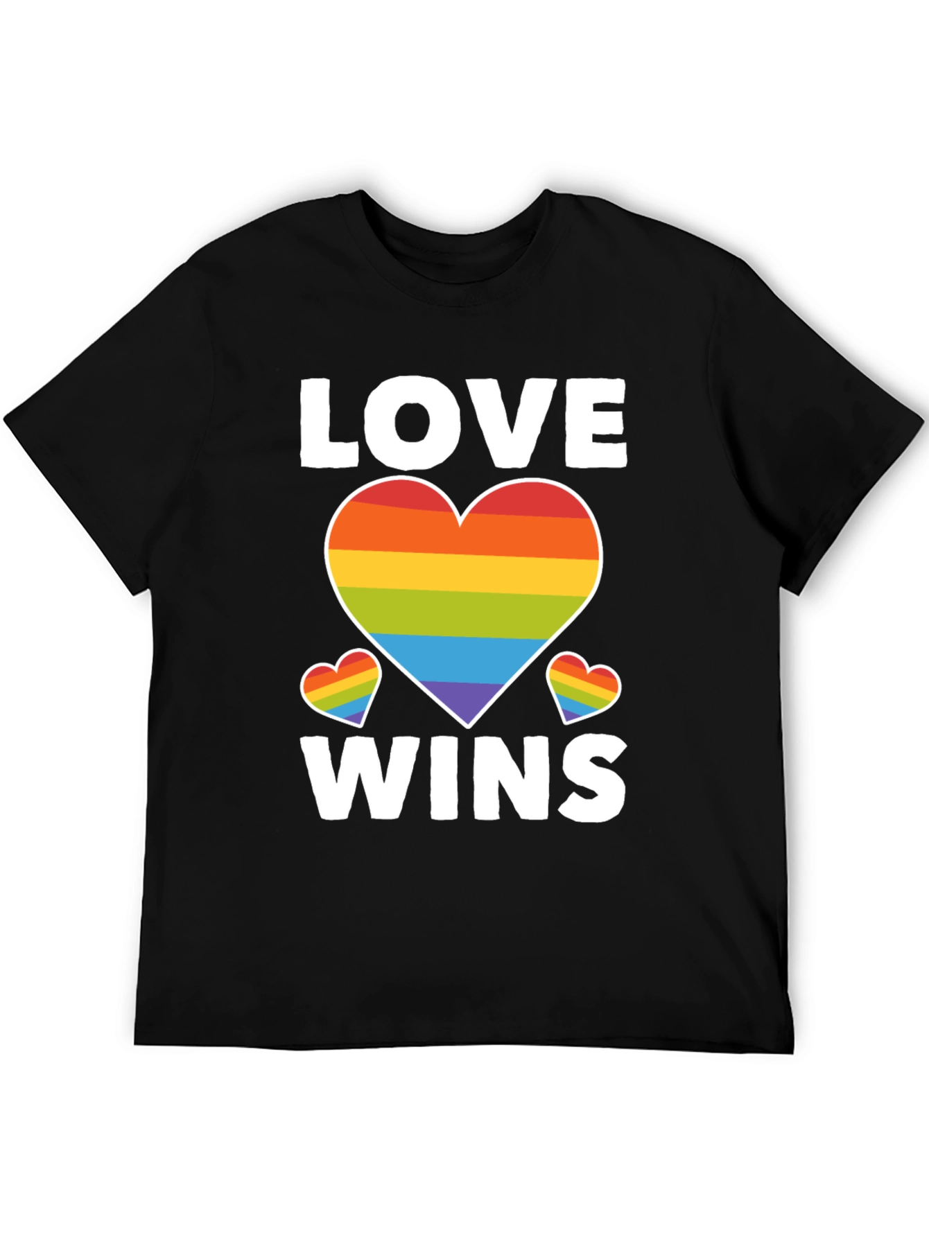 Love Wins Rainbow Heart T-Shirt