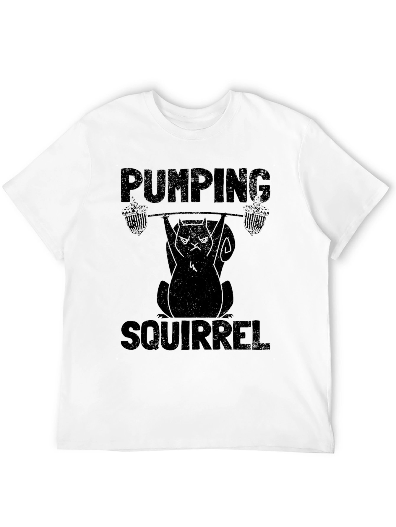 Pumping Squirrel Workout T-Shirt