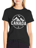 Canada Hiking & Climbing Graphic T-Shirt