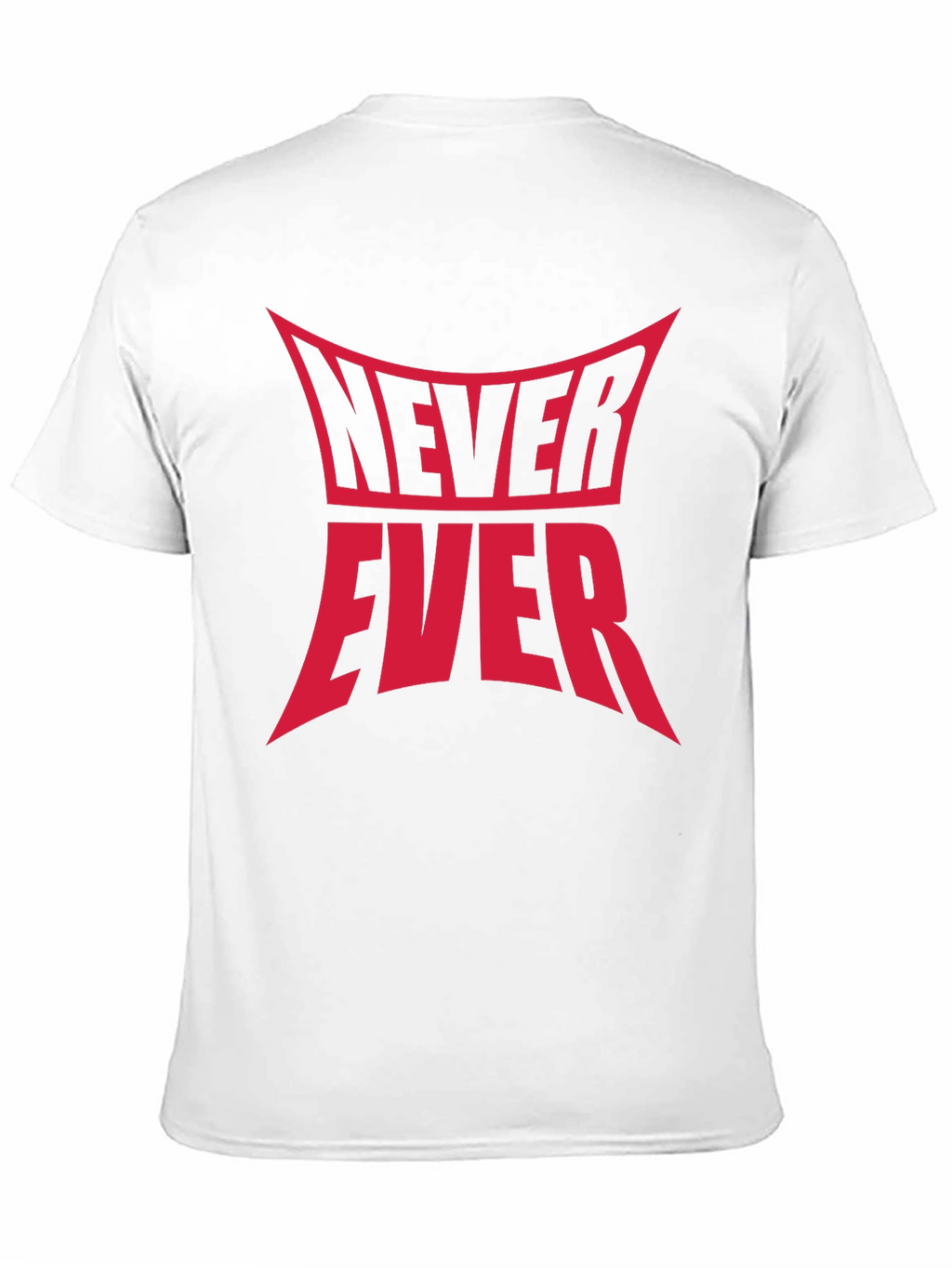 Never Ever Graphic Tee - Black Cotton T-Shirt