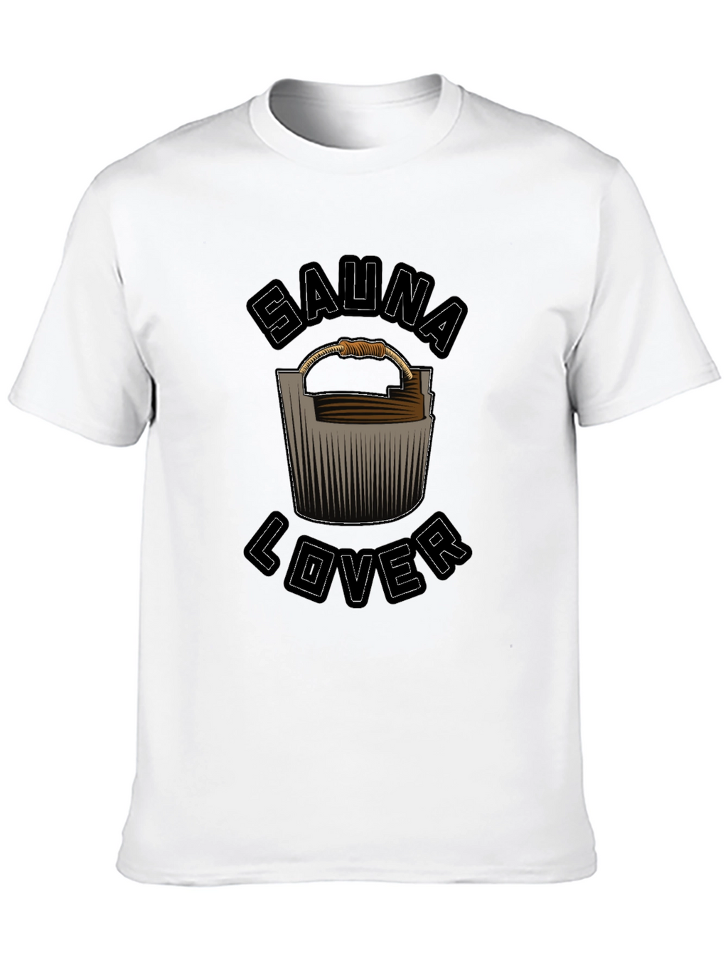 Sauna Lover Black Graphic Tee