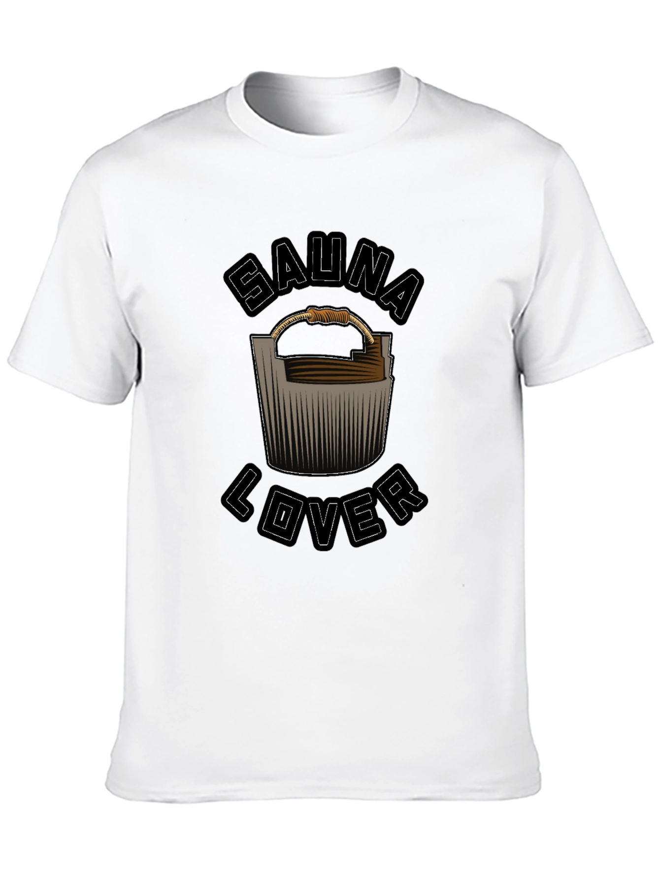Sauna Lover Black Graphic Tee