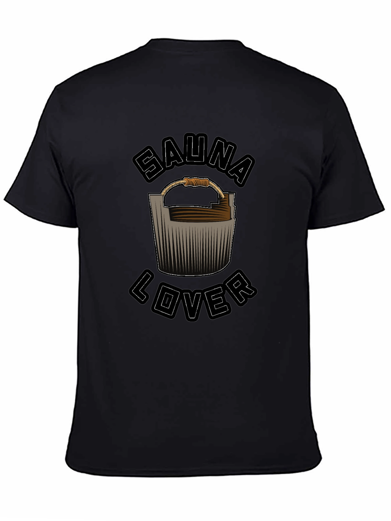 Sauna Lover Black Graphic Tee