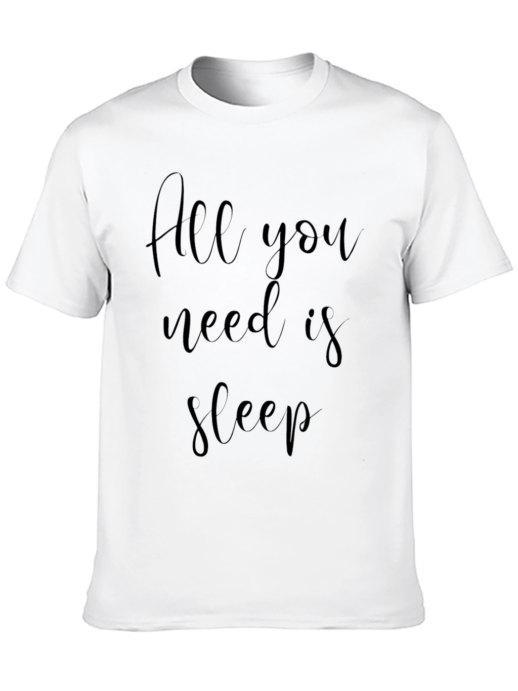 All You Need Is Sleep Black T-Shirt