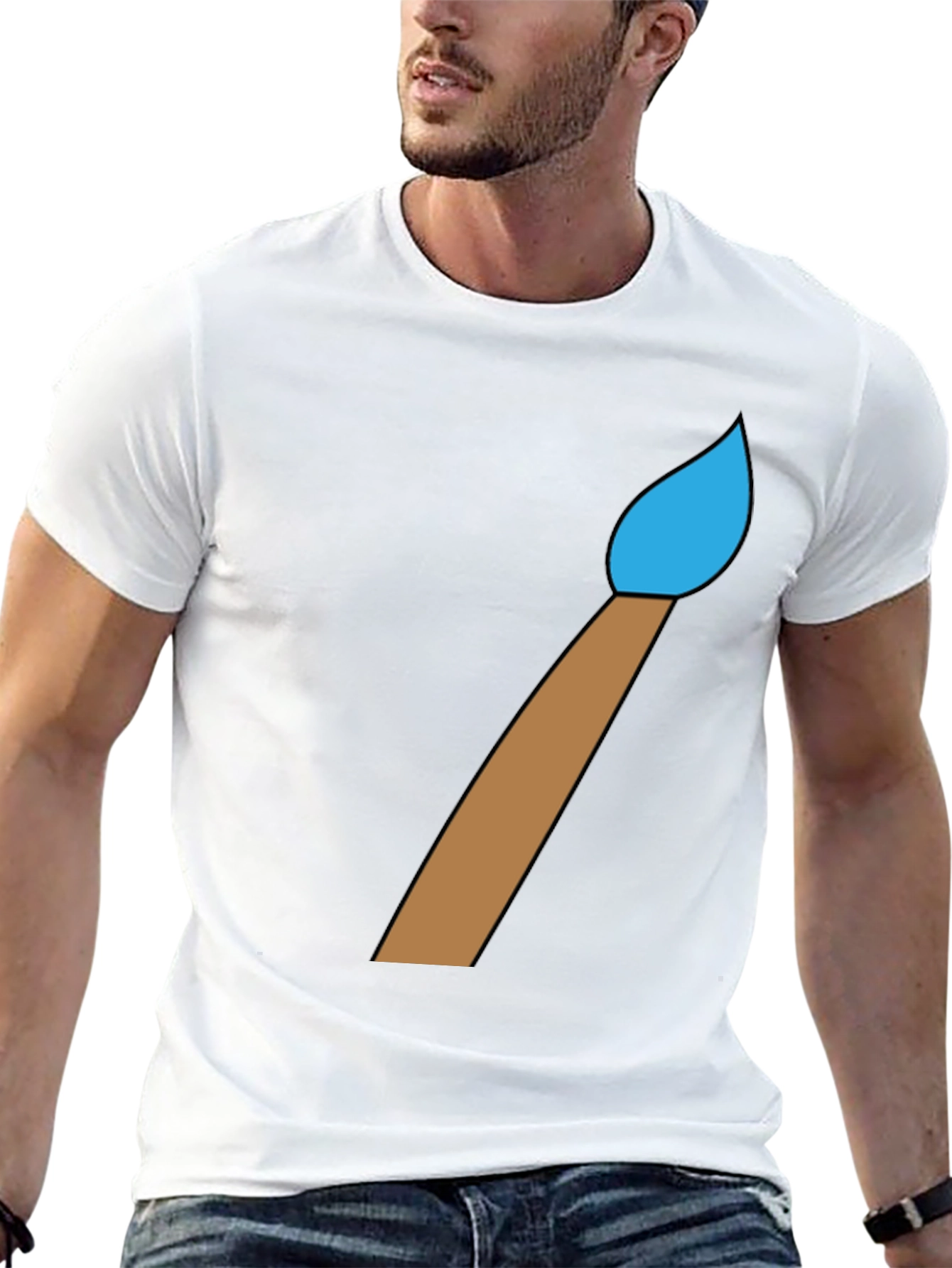 Paint Brush Graphic Tee - Artists Choice