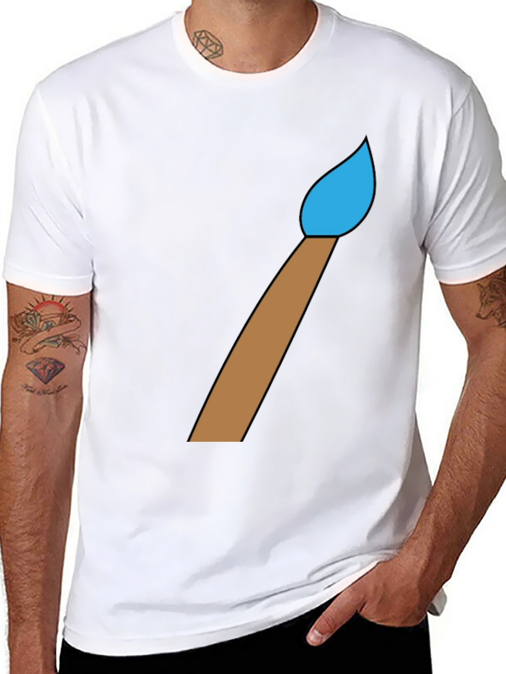 Paint Brush Graphic Tee - Artists Choice