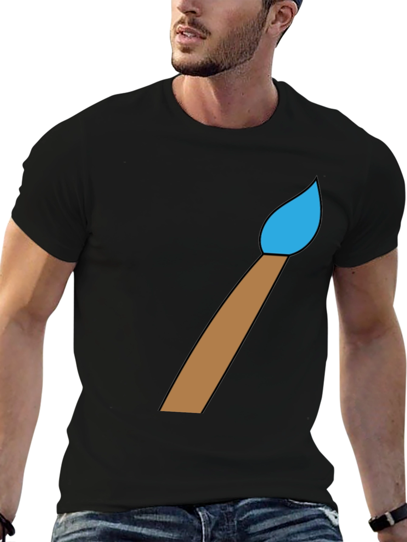 Paint Brush Graphic Tee - Artists Choice