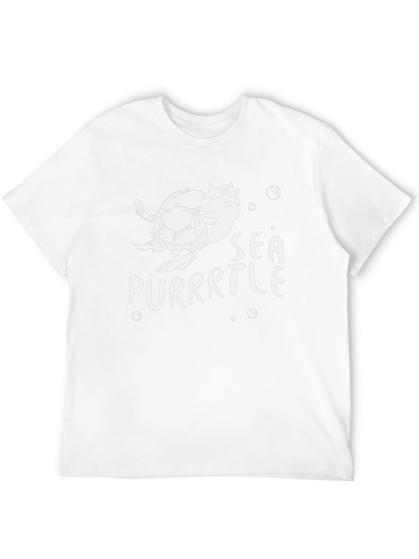 Sea Purrtle T-Shirt: Cat Turtle Graphic Tee
