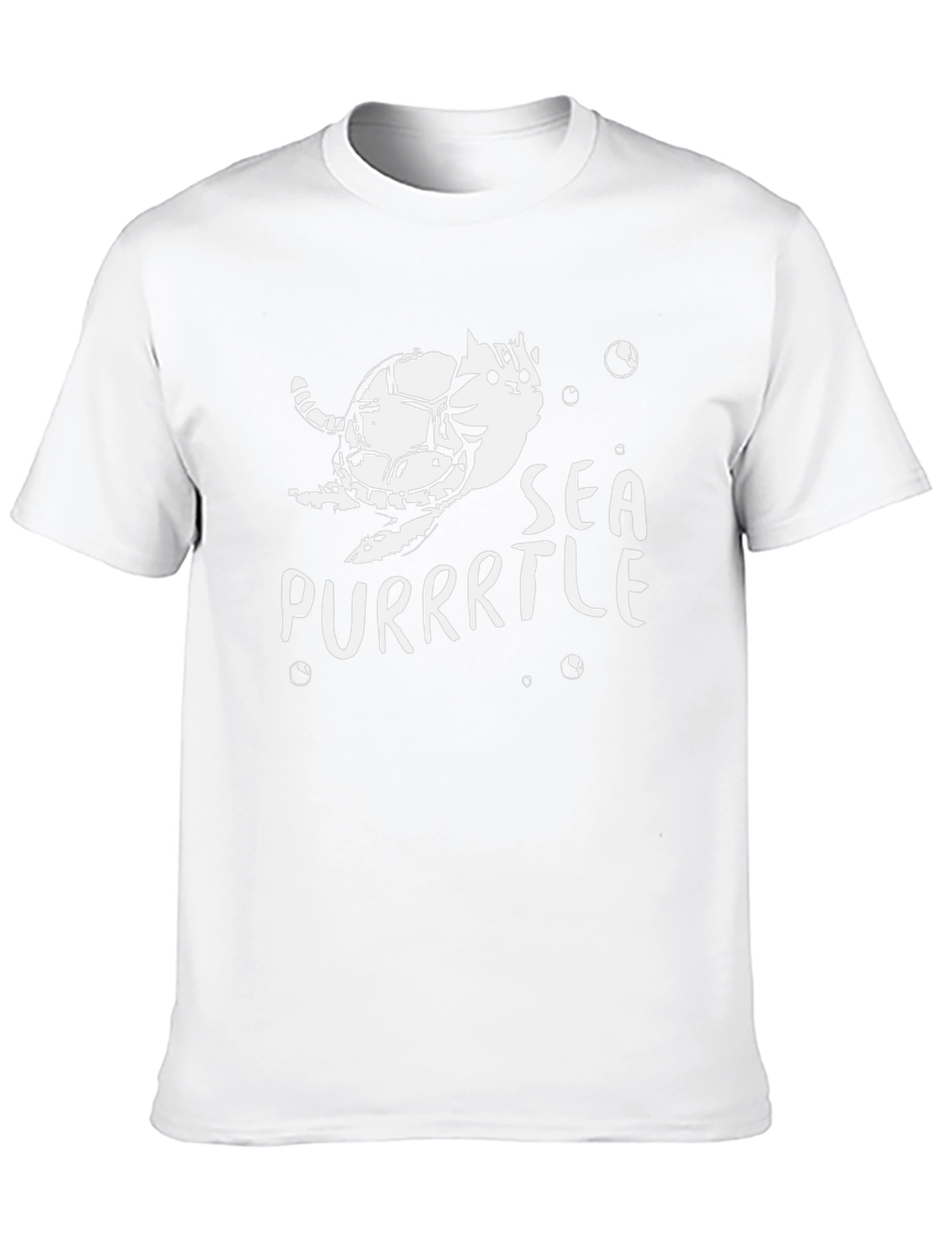 Sea Purrtle T-Shirt: Cat Turtle Graphic Tee