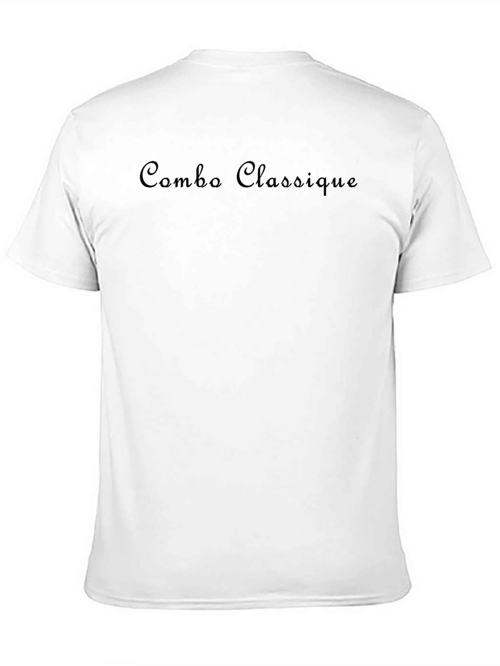 Mens Combo Classique Black Crew Neck T-Shirt