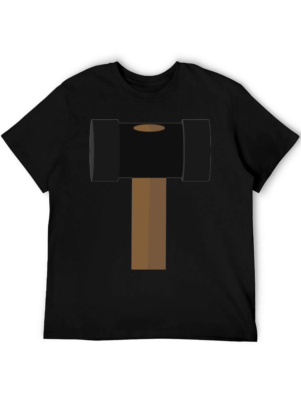 Hammer Time Graphic Tee - Novelty Black T-Shirt