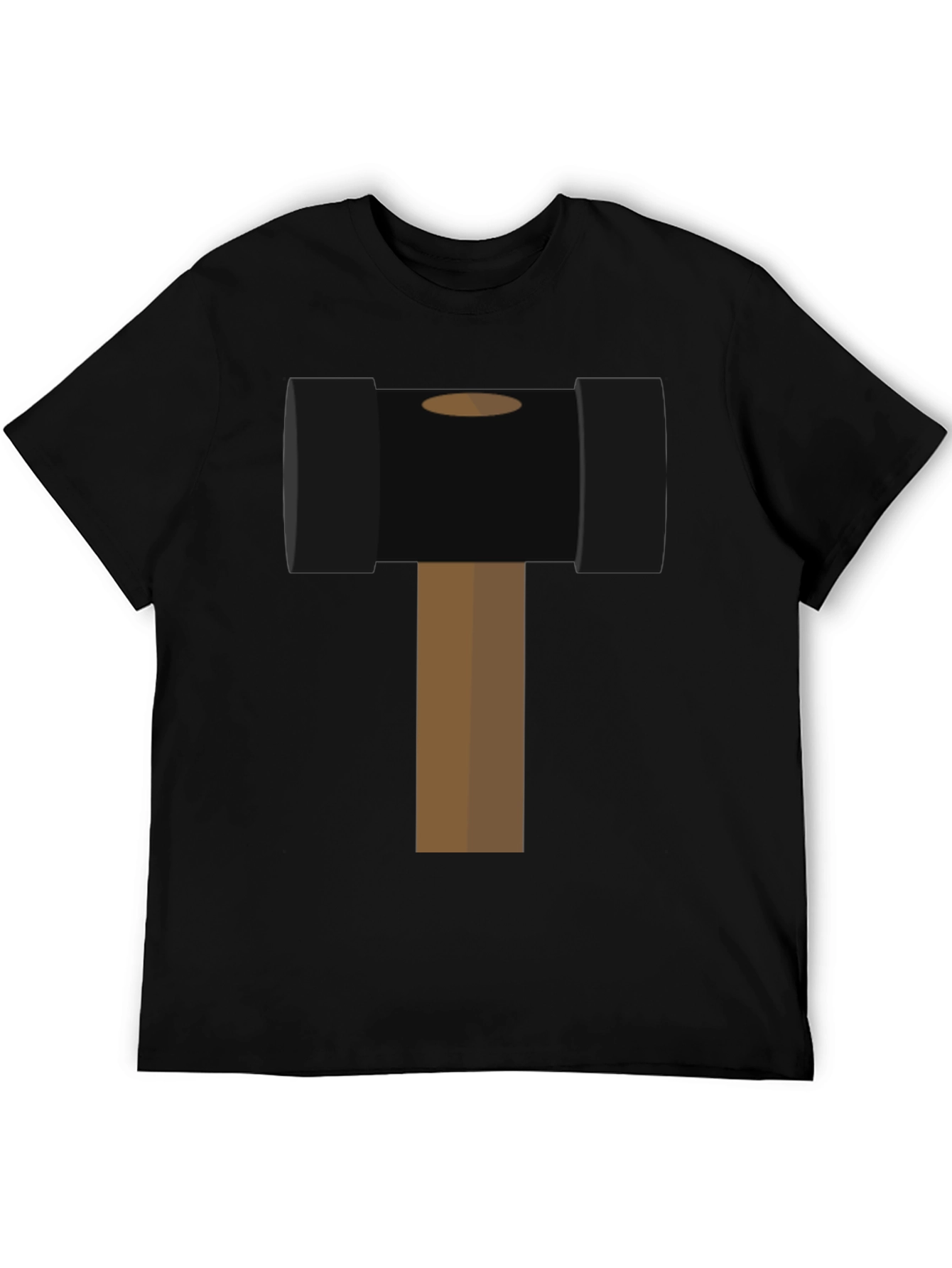 Hammer Time Graphic Tee - Novelty Black T-Shirt