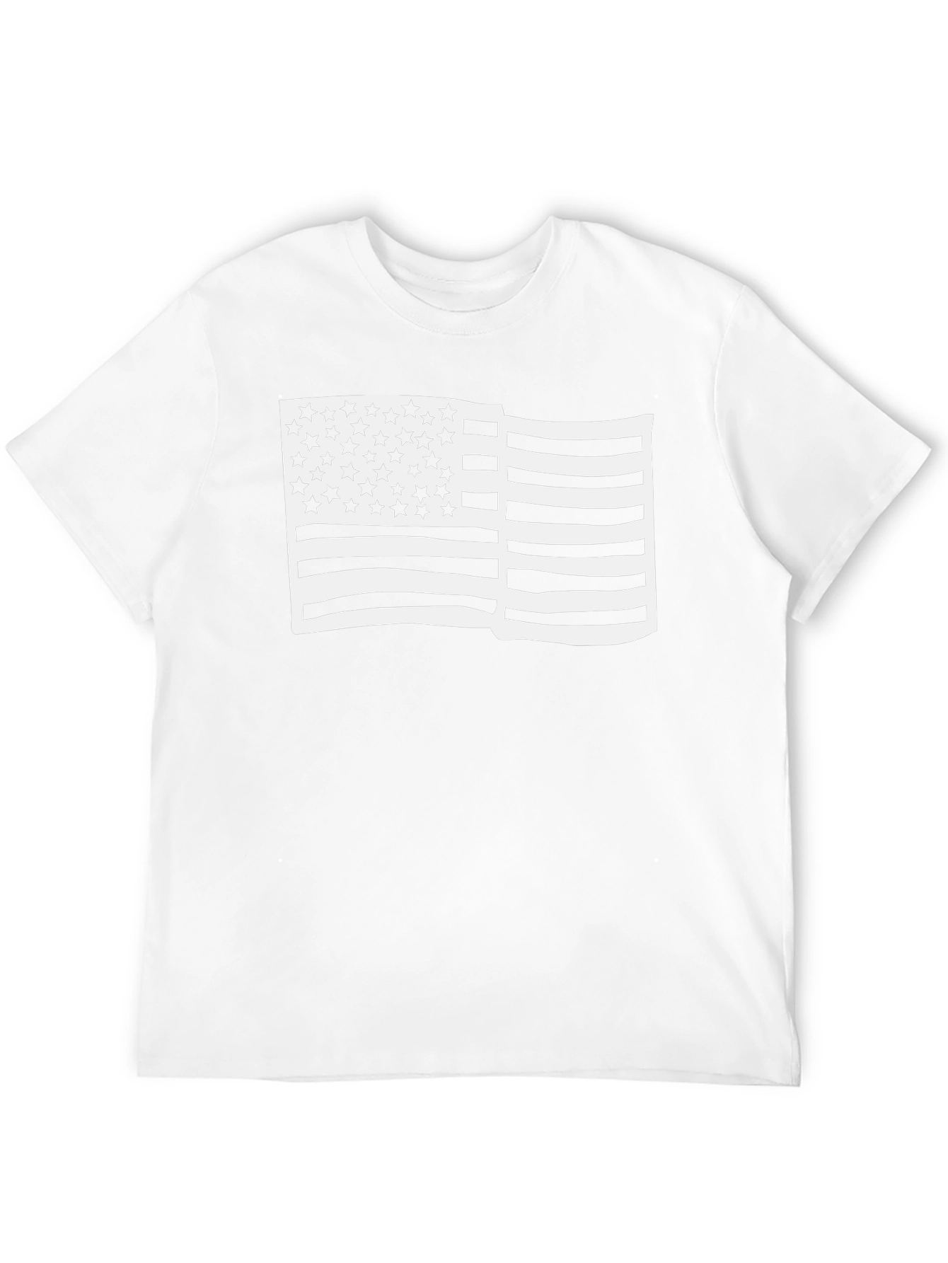 American Flag Graphic Tee - Black