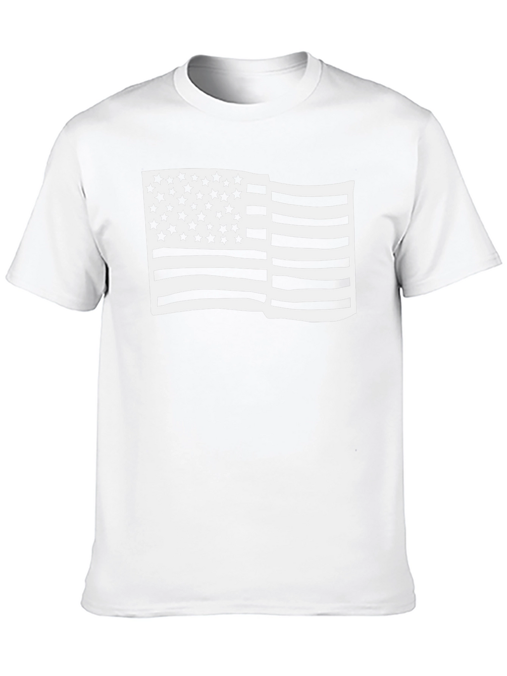 American Flag Graphic Tee - Black