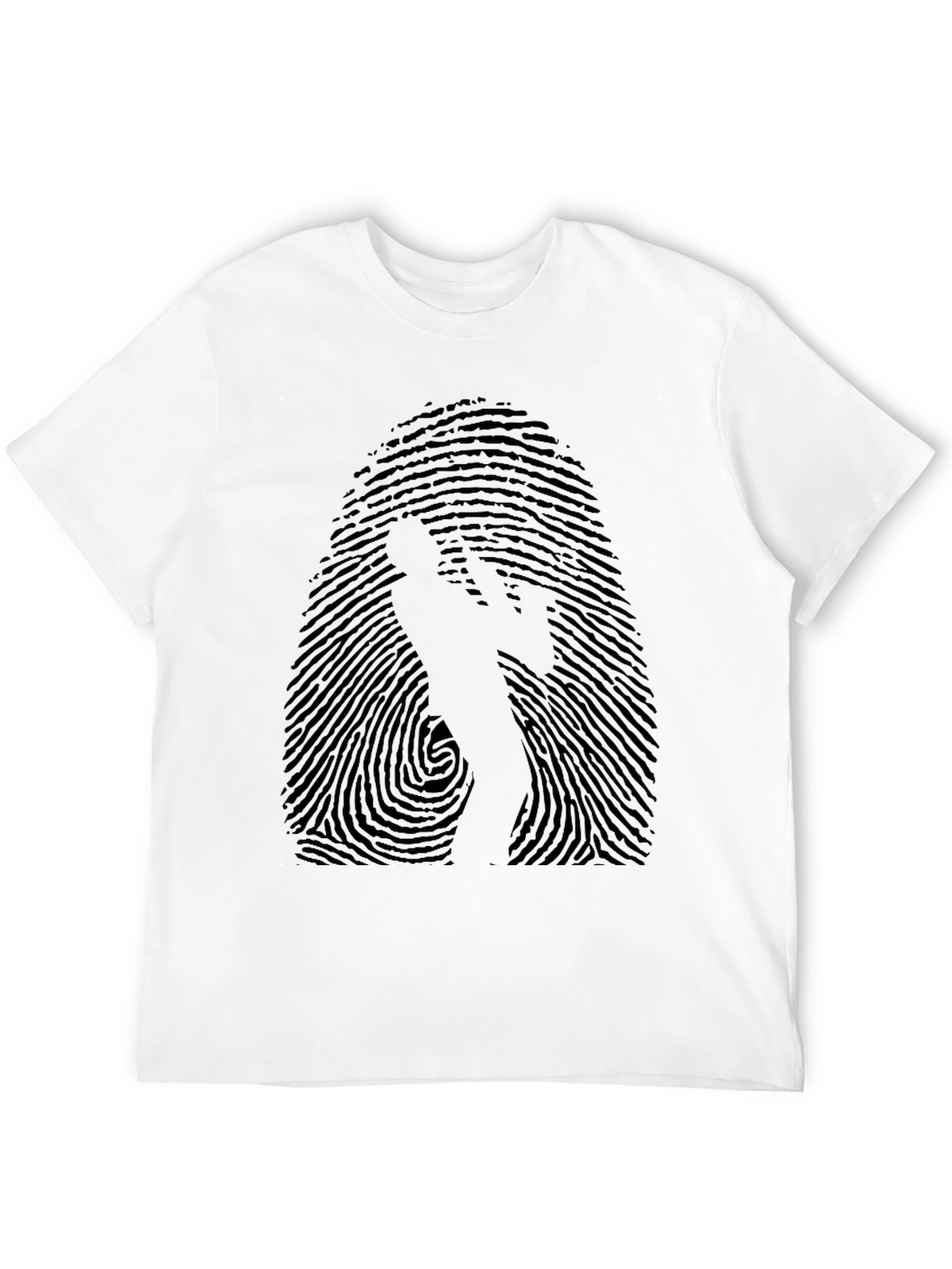 Fingerprint Sax Player Graphic Tee