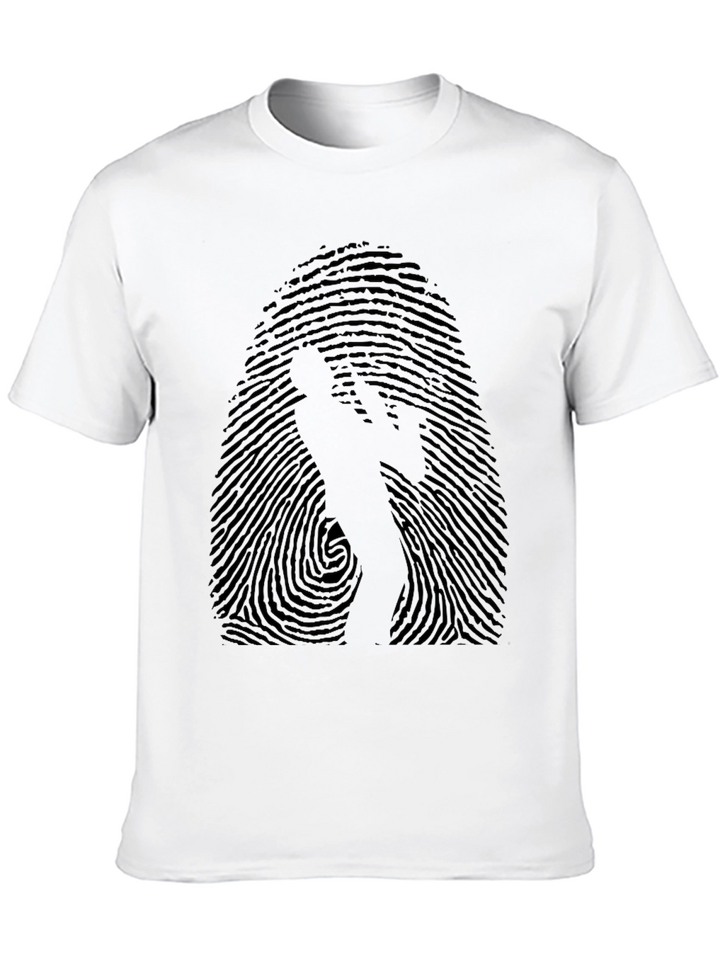 Fingerprint Sax Player Graphic Tee