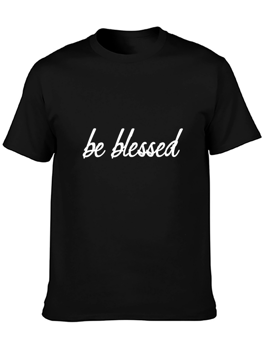 Be Blessed Black Tee - Stylish & Comfortable