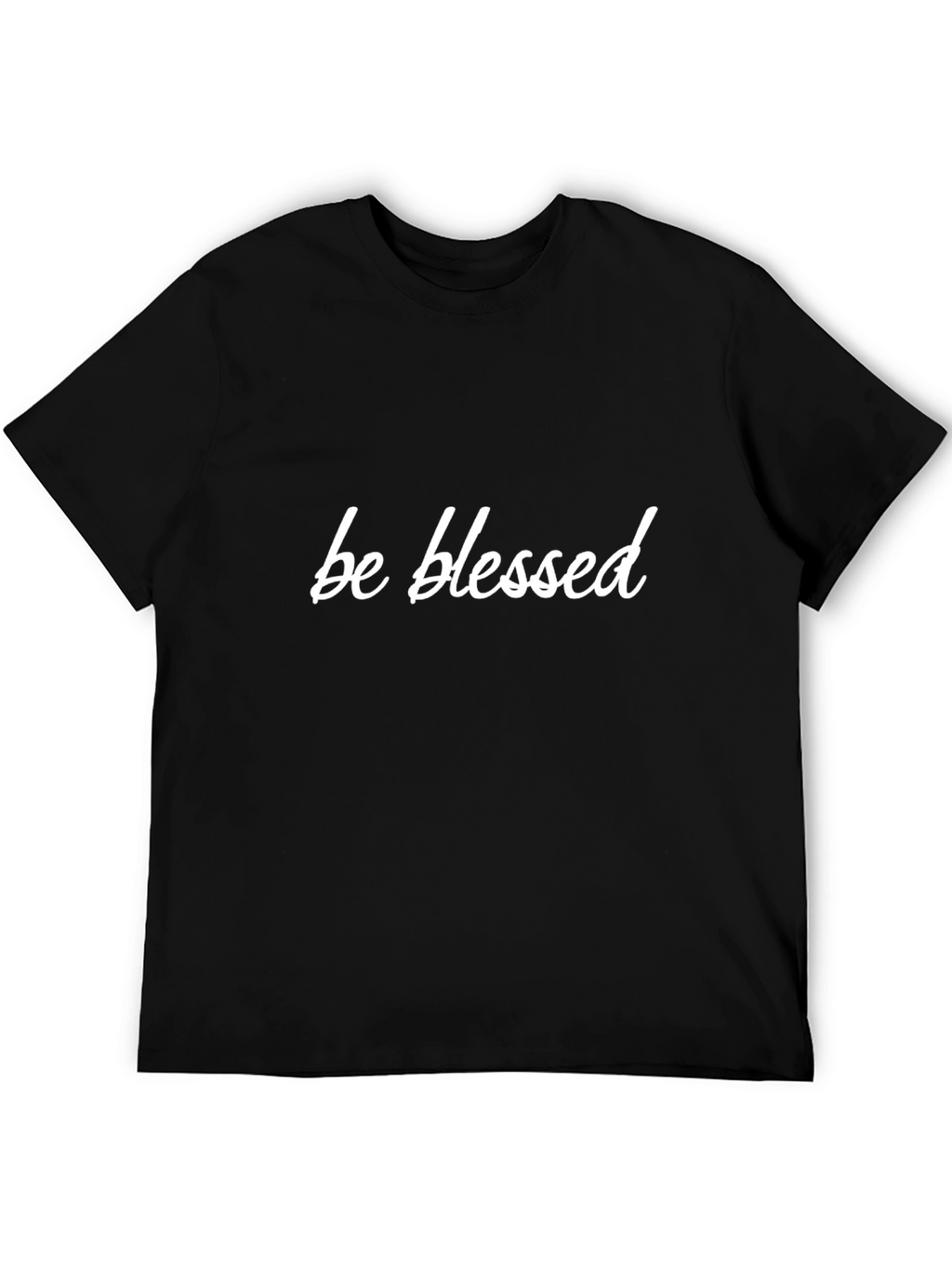 Be Blessed Black Tee - Stylish & Comfortable