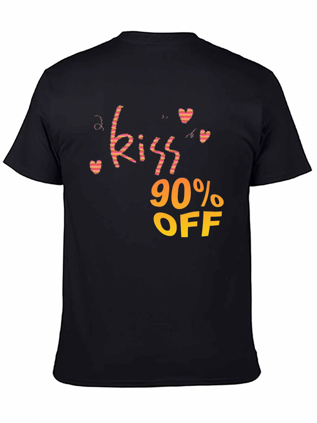 Kiss 90% OFF Black Graphic Tee