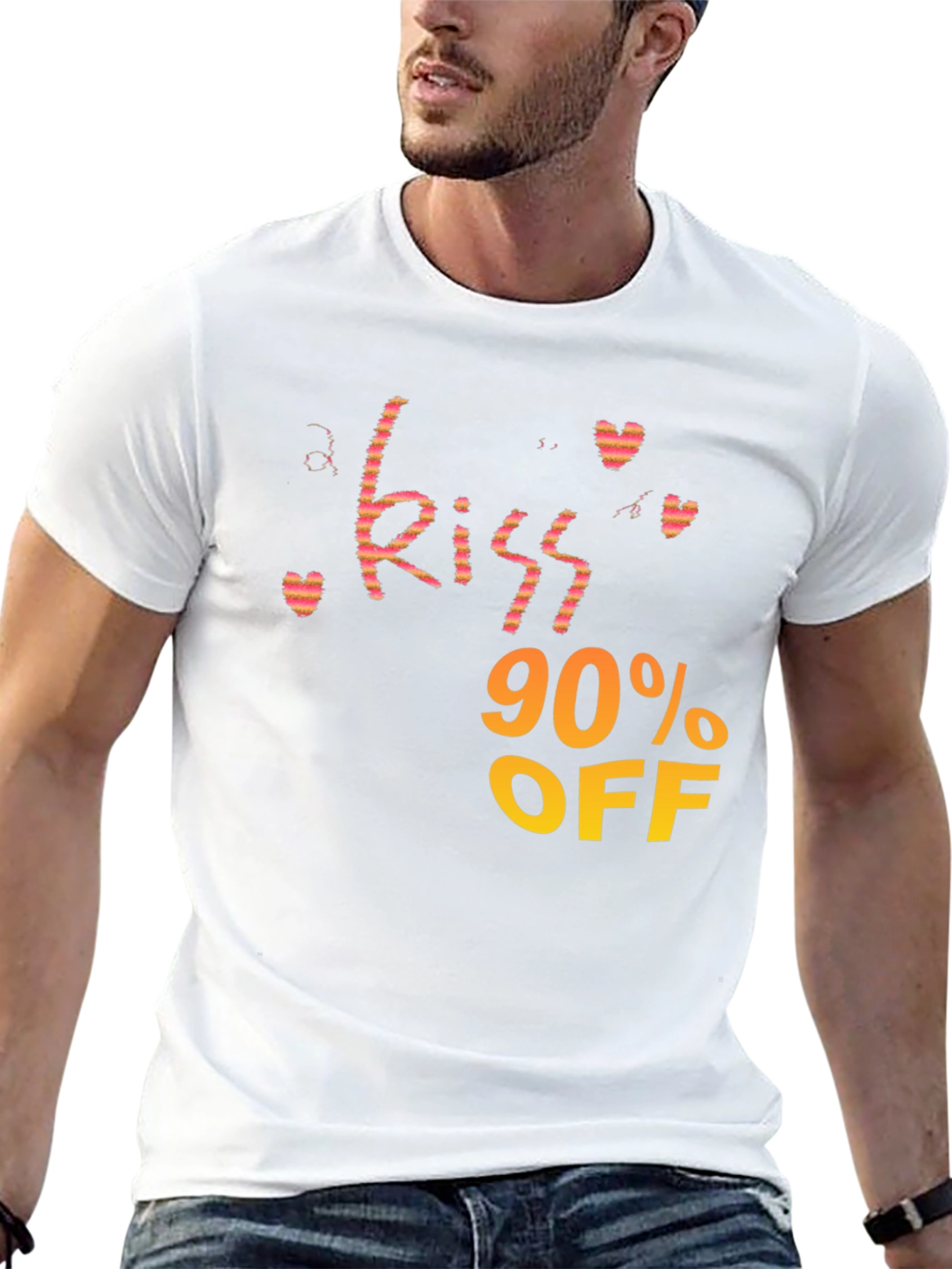 Kiss 90% OFF Black Graphic Tee