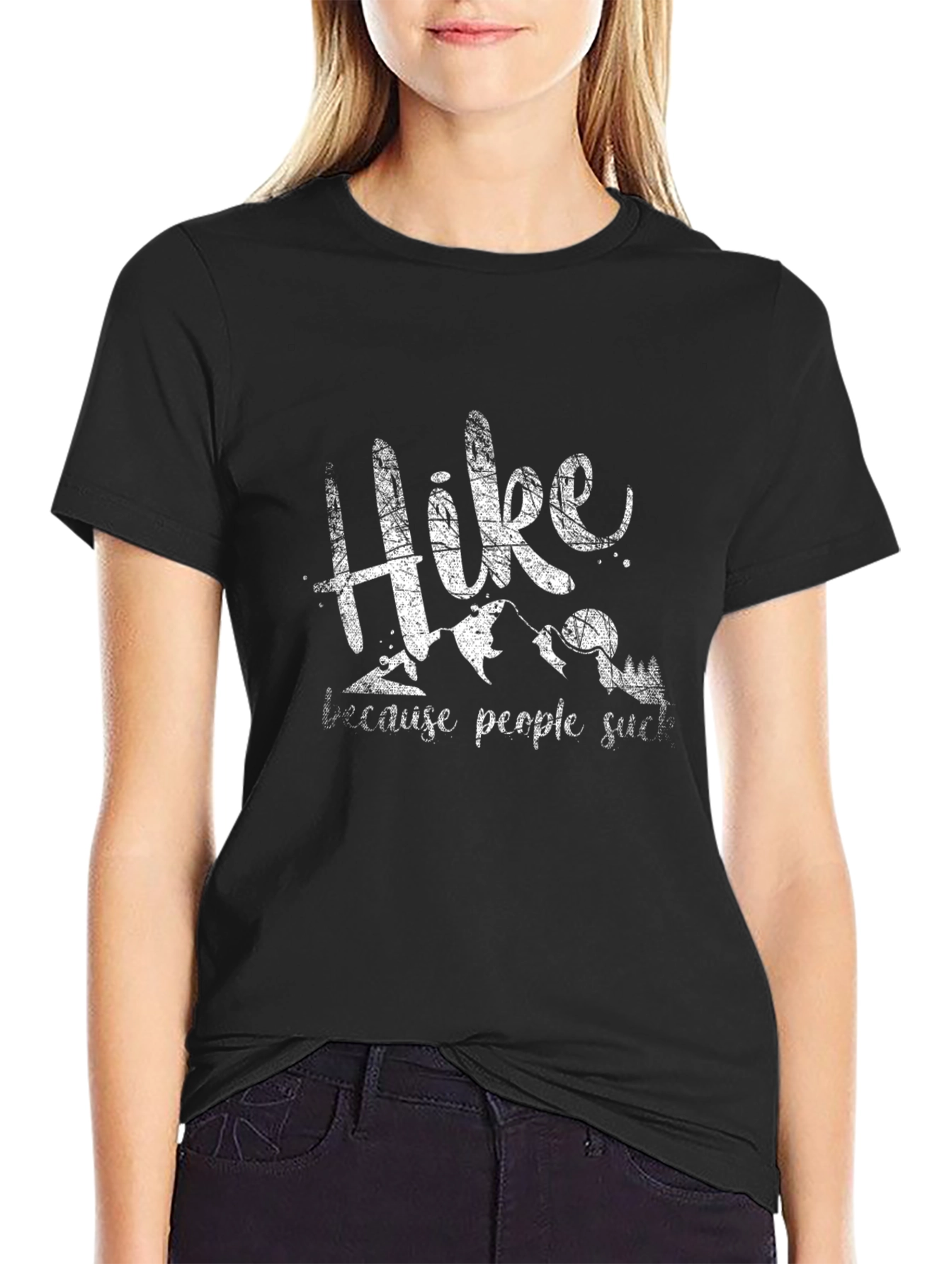 Hike Because People Suck T-Shirt