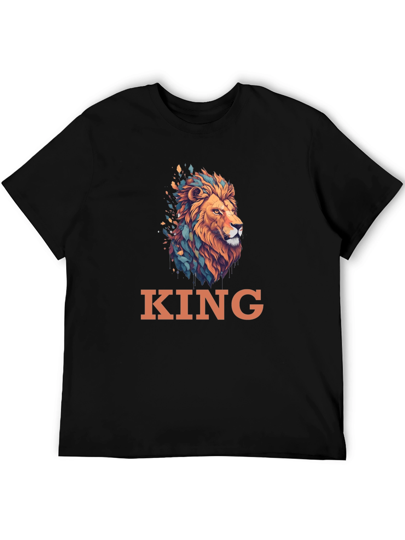 King Lion Graphic Tee - Stylish Mens T-Shirt
