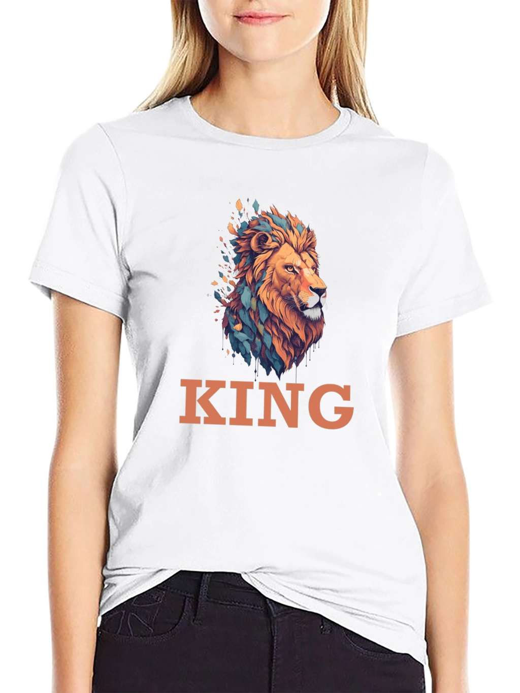 King Lion Graphic Tee - Stylish Mens T-Shirt