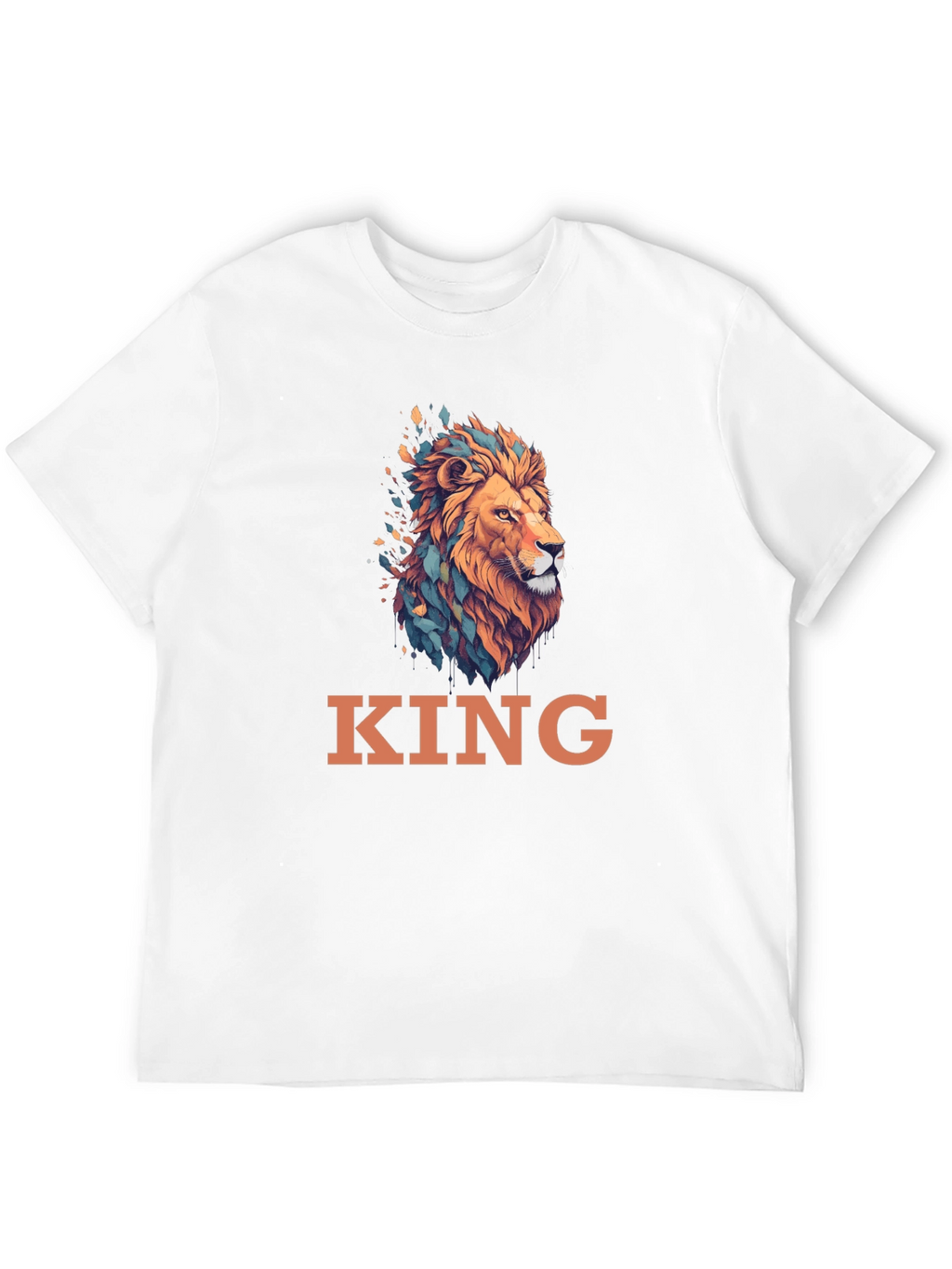 King Lion Graphic Tee - Stylish Mens T-Shirt