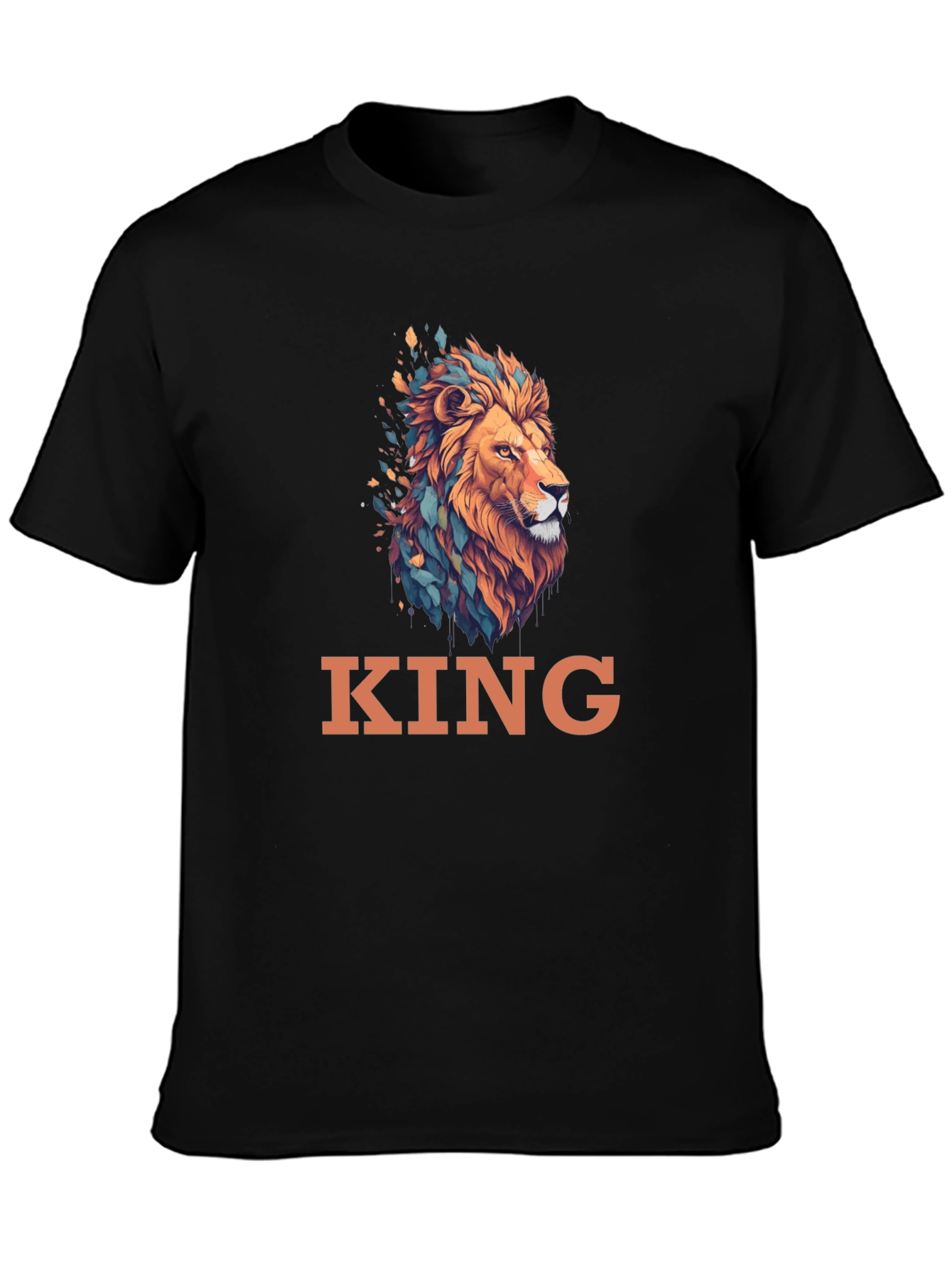 King Lion Graphic Tee - Stylish Mens T-Shirt